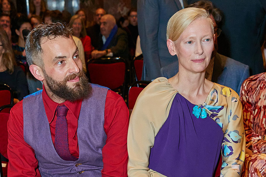 Tilda Swinton and Sandro Kopp